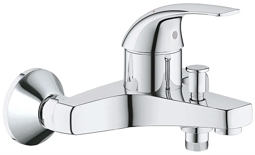 Смеситель для ванны GROHE Start Curve, настенный монтаж, хром (23768000) Смеситель для ванны GROHE Start Curve, настенный монтаж, хром (23768000)