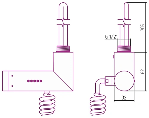 Модуль электрический многофункциональный Сунержа правый 15-1517-2007 Темный титан муар Модуль электрический многофункциональный Сунержа правый 15-1517-2007 Темный титан муар