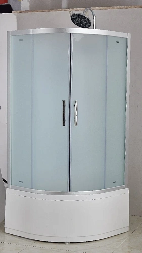 Душевая кабина Timo Imwei XH-90FS 90x90 стекло матовое, профиль хром Душевая кабина Timo Imwei XH-90FS 90x90 стекло матовое, профиль хром