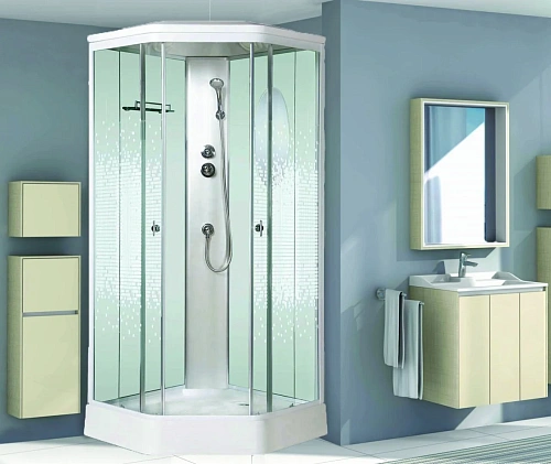 Душевая кабина Niagara Ultra NG-2306-01 (900х900х2200) низкий поддон (16см) стекло мозаика 23060154 Душевая кабина Niagara Ultra NG-2306-01 (900х900х2200) низкий поддон (16см) стекло мозаика 23060154