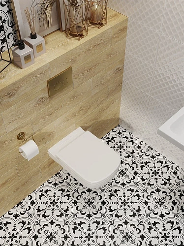 Вставка Cersanit Deco орнамент золотистый 29,8x59,8 DE2L381 Вставка Cersanit Deco орнамент золотистый 29,8x59,8 DE2L381