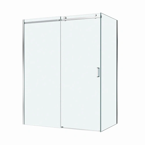 Душевой уголок BelBagno SOFT_CLOSE-2-AH-1-160/90-C-Cr 160x90 см, профиль хром, стекло прозрачное Душевой уголок BelBagno SOFT_CLOSE-2-AH-1-160/90-C-Cr 160x90 см, профиль хром, стекло прозрачное