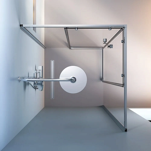 Душевой уголок AM.PM X-Joy W94G-403-9090-MT 90х90, профиль хром матовый, стекло прозрачное Душевой уголок AM.PM X-Joy W94G-403-9090-MT 90х90, профиль хром матовый, стекло прозрачное