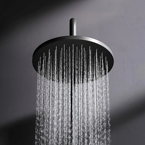 Душевая система AM.PM X-Joy F0785A722 верхний душ 220мм черный Душевая система AM.PM X-Joy F0785A722 верхний душ 220мм черный