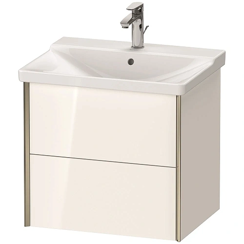 Тумба под раковину Duravit XVIU XV41150B122 подвесная 61 см белая/шампань Тумба под раковину Duravit XVIU XV41150B122 подвесная 61 см белая/шампань