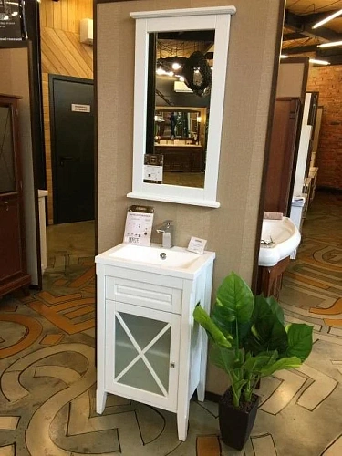 Тумба под раковину Opadiris Палермо 50 левый белый матовый Z0000008558 Тумба под раковину Opadiris Палермо 50 левый белый матовый Z0000008558