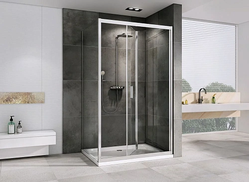 Душевой уголок ABBER Sonnenstrand AG07100-S75 100x75 см универсальный, профиль хром, стекло прозрачное Душевой уголок ABBER Sonnenstrand AG07100-S75 100x75 см универсальный, профиль хром, стекло прозрачное