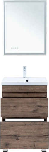 Тумба под раковину Aquanet Нота New 60 00344139 напольная, дуб веллингтон табак Тумба под раковину Aquanet Нота New 60 00344139 напольная, дуб веллингтон табак