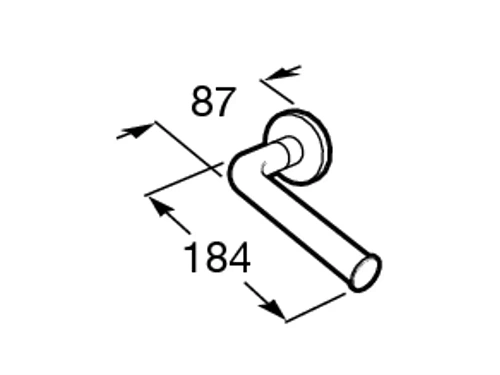 Держатель туалетной бумаги Roca Hotels 816725001 Держатель туалетной бумаги Roca Hotels 816725001