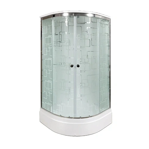 Душевая кабина Dto EM2710 (EM2710GM+EL) 100x100 см с гидромассажем и электрикой Душевая кабина Dto EM2710 (EM2710GM+EL) 100x100 см с гидромассажем и электрикой