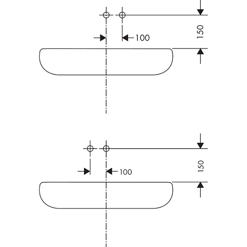 Смеситель для раковины hansgrohe Logis настенный, хром 71220000 Смеситель для раковины hansgrohe Logis настенный, хром 71220000