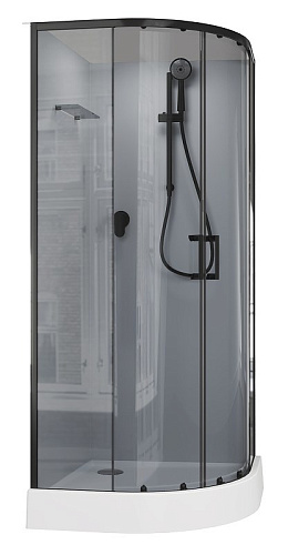 Душевая кабина Aquanet Passion EVO R black 90x90 набор 3 00267258 Душевая кабина Aquanet Passion EVO R black 90x90 набор 3 00267258