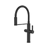 Смеситель для кухни IDDIS Ikon (IKNBLFFi05) под фильтр с гибким изливом, черный матовый