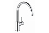 Картинка анонса товара «смеситель для кухни grohe bauclassic с высоким c-образным изливом, хром (31535001)»
