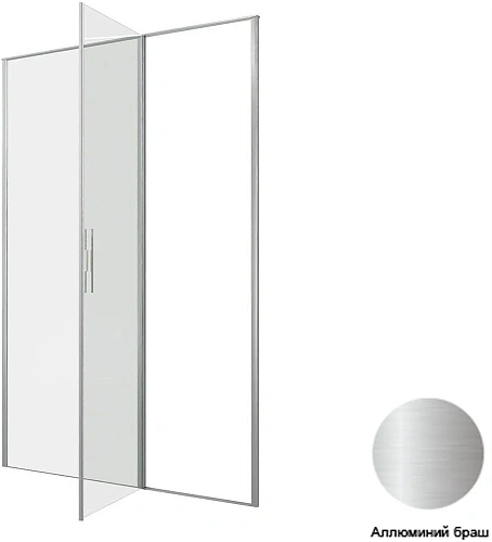 Душевая дверь Allen Brau Priority 140 3.31035.BA серебро браш Душевая дверь Allen Brau Priority 140 3.31035.BA серебро браш