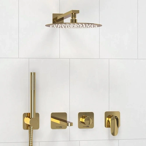 Душевая система WasserKRAFT A2151.278.279.183.208.280.197.281 встраиваемая золото Душевая система WasserKRAFT A2151.278.279.183.208.280.197.281 встраиваемая золото