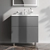 Тумба под раковину AM.PM Gem M90FSX07522GM32 напольная, 75 см push-to-open, графит матовый Тумба под раковину AM.PM Gem M90FSX07522GM32 напольная, 75 см push-to-open, графит матовый