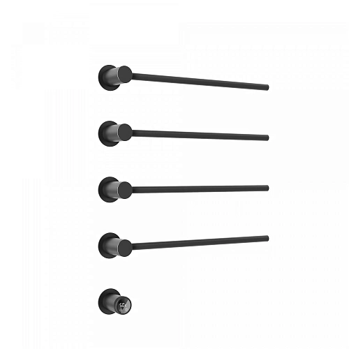 Полотенцесушитель электрический SANCOS Linea SC14001MB встраиваемый черный матовый Полотенцесушитель электрический SANCOS Linea SC14001MB встраиваемый черный матовый