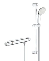 Смеситель для душа GROHE Grohtherm 1000, с душевым гарнитуром, хром (34819004) термостат Смеситель для душа GROHE Grohtherm 1000, с душевым гарнитуром, хром (34819004) термостат