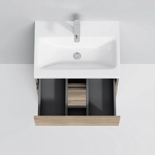 Тумба под раковину AM.PM Gem S M91FSX0602OF S, напольная, 60 см, светлый дуб Тумба под раковину AM.PM Gem S M91FSX0602OF S, напольная, 60 см, светлый дуб