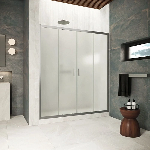 Душевая дверь Vegas-glass Z2P Protec 155 11 10 1550 мм, профиль оружейная сталь, стекло сатин Душевая дверь Vegas-glass Z2P Protec 155 11 10 1550 мм, профиль оружейная сталь, стекло сатин