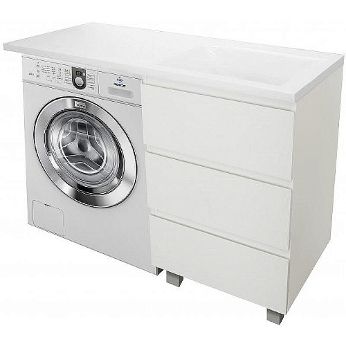 Тумба с раковиной Эстет Dallas Luxe ФР-00009669 1050х482 правая, напольная 3 ящика Тумба с раковиной Эстет Dallas Luxe ФР-00009669 1050х482 правая, напольная 3 ящика