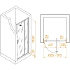 Душевая дверь RGW Passage PA-008B 700 мм Easy Clean черный 350800878-24 Душевая дверь RGW Passage PA-008B 700 мм Easy Clean черный 350800878-24