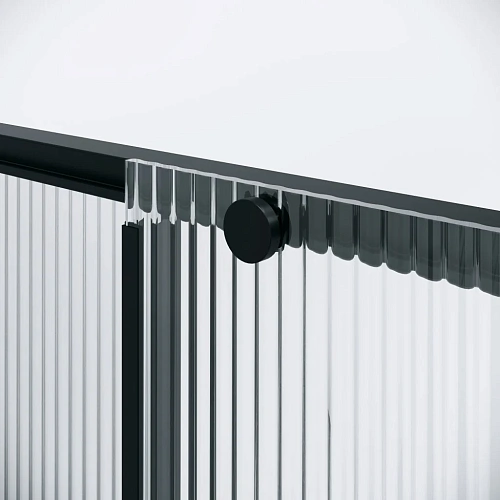 Душевая дверь Niagara Nova NG-84-L11FHB (110х195) черный матовый, раздвижная влево, стекло рифленое Душевая дверь Niagara Nova NG-84-L11FHB (110х195) черный матовый, раздвижная влево, стекло рифленое