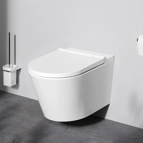 Унитаз подвесной AM.PM Inspire CCC501700SC с интегрированным электронным биде с сиденьем Унитаз подвесной AM.PM Inspire CCC501700SC с интегрированным электронным биде с сиденьем