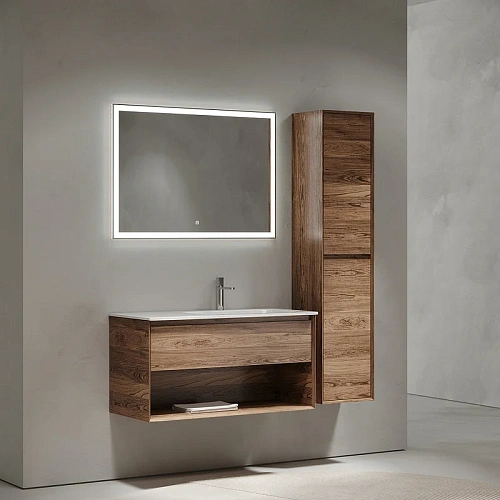 Тумба под раковину Sancos Marmi 1.0 MR1.0100RECH правая, 995х445х520, дуб чарльстон, подвесная Тумба под раковину Sancos Marmi 1.0 MR1.0100RECH правая, 995х445х520, дуб чарльстон, подвесная