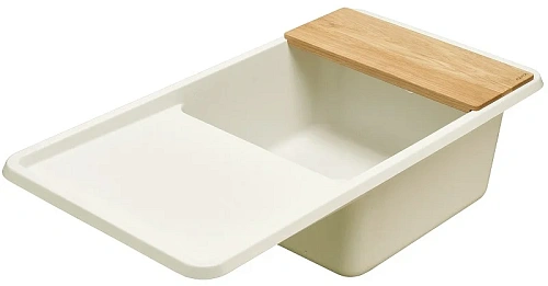 Кухонная мойка Aquaton Беллис 97 1A725132BS240 из литого мрамора, жемчуг Кухонная мойка Aquaton Беллис 97 1A725132BS240 из литого мрамора, жемчуг