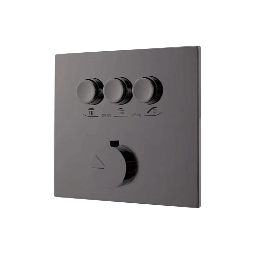 Смеситель для душа Vincea VSCV-431GM встраиваемый, вороненая сталь Смеситель для душа Vincea VSCV-431GM встраиваемый, вороненая сталь