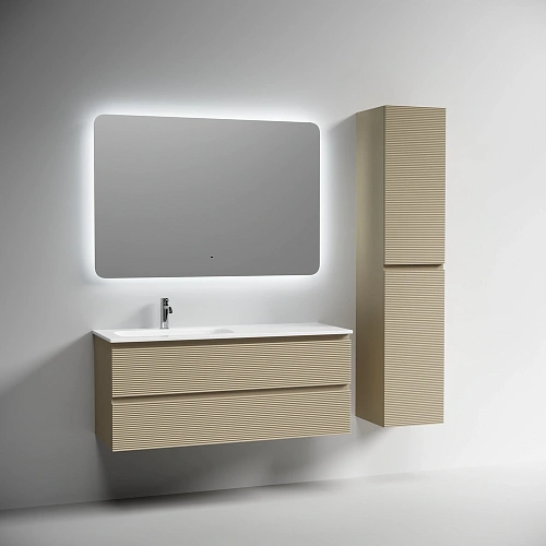 Тумба под раковину SANCOS Folk FL120LCP левая 1190х445х500 капучино, подвесная Тумба под раковину SANCOS Folk FL120LCP левая 1190х445х500 капучино, подвесная