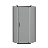Душевой уголок NEW TRENDY NEW KOMFORT BLACK 90x90x190 K-0450 (черный)