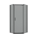 Душевой уголок NEW TRENDY NEW KOMFORT BLACK 90x90x190 K-0450 (черный) Душевой уголок NEW TRENDY NEW KOMFORT BLACK 90x90x190 K-0450 (черный)