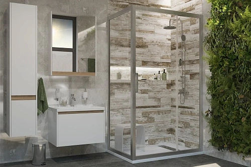 Душевой уголок STWORKI Эстерсунд 160x90 см профиль хром матовый 451392 Душевой уголок STWORKI Эстерсунд 160x90 см профиль хром матовый 451392