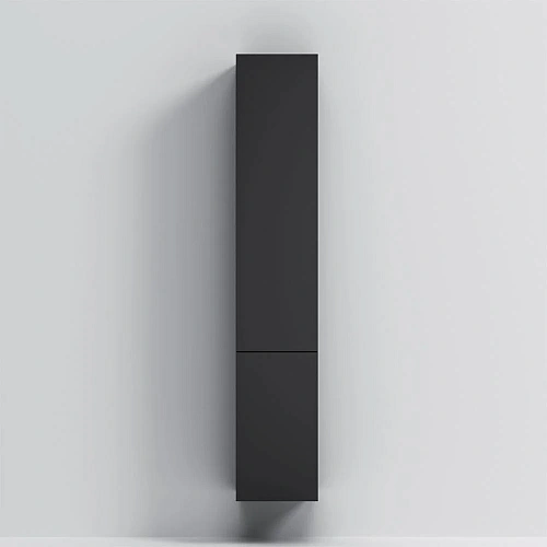 Шкаф-пенал AM.PM Gem M90CHR0306BM подвесной, правый, 30 см, push-to-open, черный матовый Шкаф-пенал AM.PM Gem M90CHR0306BM подвесной, правый, 30 см, push-to-open, черный матовый