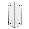 Душевой уголок NEW TRENDY AVEXA BLACK 80x80x200 EXK-1608 (черный)