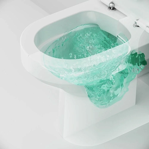 Унитаз напольный AM.PM Spirit V2.0 C708600WH FlashClean без крышки Унитаз напольный AM.PM Spirit V2.0 C708600WH FlashClean без крышки