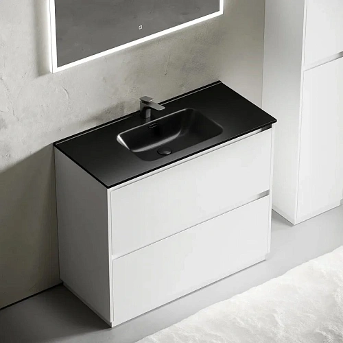 Тумба под раковину Sancos Libra Floor LB100FW напольная, 990х450х840 белый глянец Тумба под раковину Sancos Libra Floor LB100FW напольная, 990х450х840 белый глянец