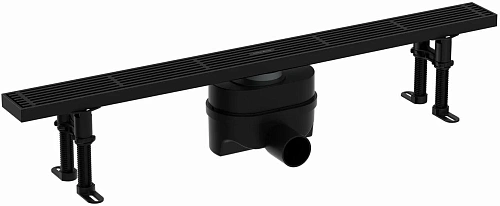 Душевой лоток Allen Brau Reality 9.50032.31 650 черный матовый Душевой лоток Allen Brau Reality 9.50032.31 650 черный матовый