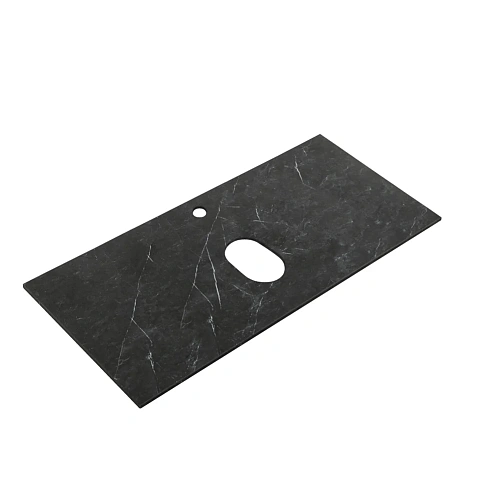 Столешница CEZARES SLD-100/48-MNO 1016x490 из керамогранита Marmo Nero Opaco Столешница CEZARES SLD-100/48-MNO 1016x490 из керамогранита Marmo Nero Opaco