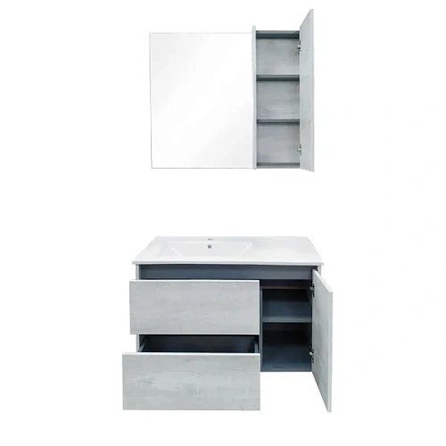 Тумба с раковиной Comforty Верона 75 00004137102 дуб белый раковина Comforty 75Е Тумба с раковиной Comforty Верона 75 00004137102 дуб белый раковина Comforty 75Е