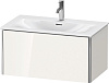 Картинка анонса товара «тумба под раковину duravit xsquare xs422402222 подвесная 81 см белая глянцевый»