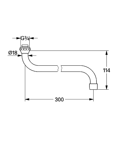 Излив GROHE (13017000) Излив GROHE (13017000)