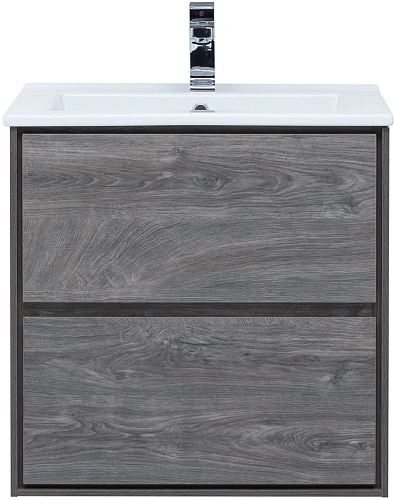 Тумба под раковину Aquanet Милан 65 дуб рошелье 00339966 подвесная Тумба под раковину Aquanet Милан 65 дуб рошелье 00339966 подвесная