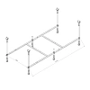 Каркас для ванны AM.PM X-Joy W94A-160-070W-R 160х70 Каркас для ванны AM.PM X-Joy W94A-160-070W-R 160х70