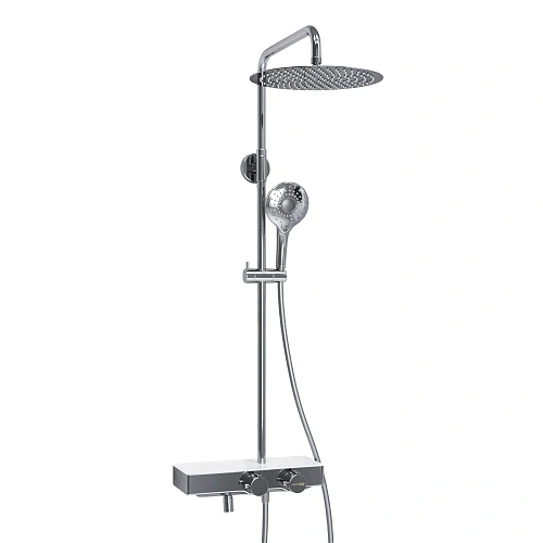 Душевая система WasserKRAFT A113.116.101.CH Thermo с термостатом хром Душевая система WasserKRAFT A113.116.101.CH Thermo с термостатом хром