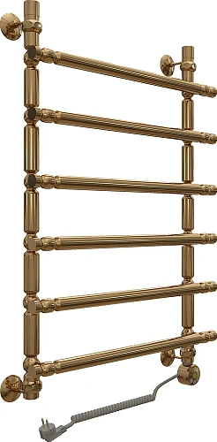 Полотенцесушитель электрический EWRIKA Медея B3 80х50 R, золото 473289 Полотенцесушитель электрический EWRIKA Медея B3 80х50 R, золото 473289