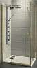 Картинка анонса товара «душевой уголок radaway almatea gold kdj 32146-09-01nl 80х90 прозрачное стекло l»